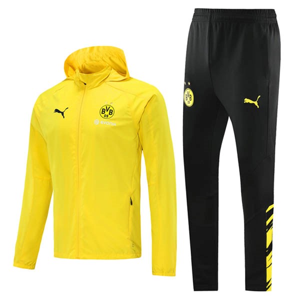 Rompevientos Borussia Dortmund Conjunto Completo 2021-22 Amarillo Negro